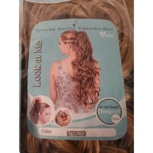 A Plus Clip In Pony Tail Hair Extensions- Butterscotch